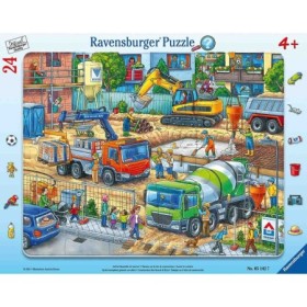 Puzzle tip rama santier de constructii 24 piese